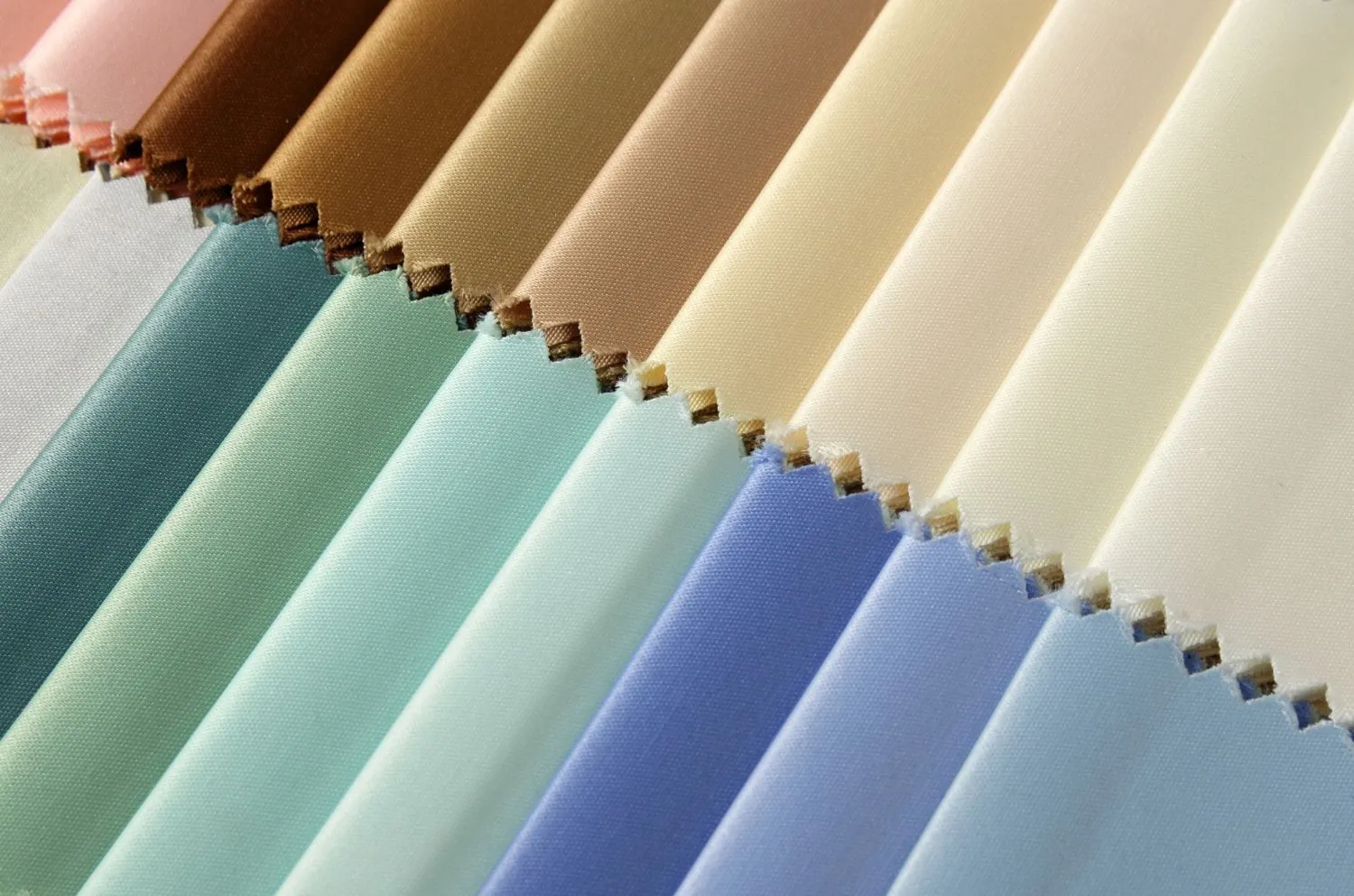 Performance fabric swatches in different weights and constructions for cap development