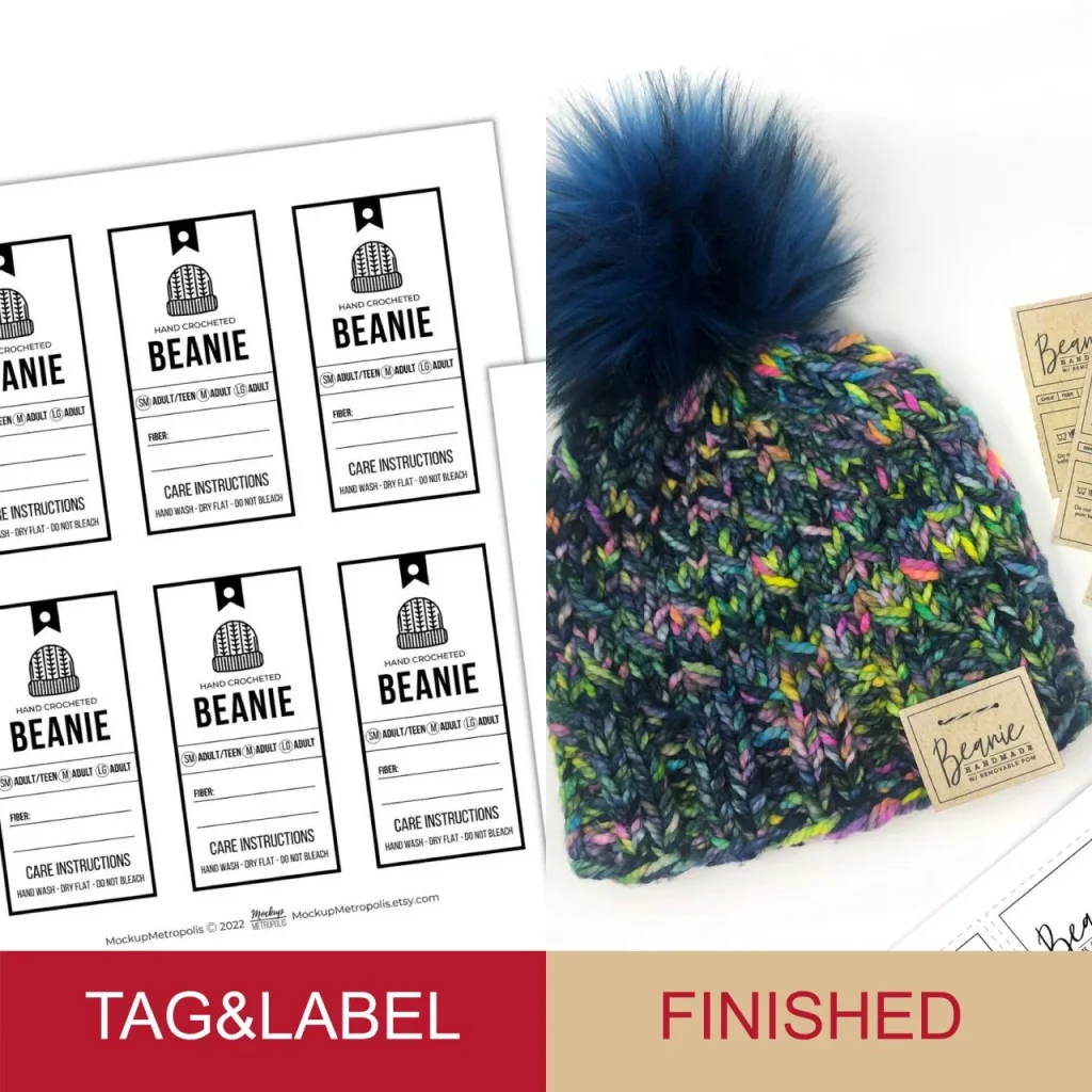 Бирка для шапки