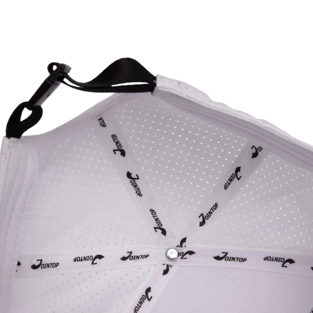 Jointop のロゴが入った白いキャップの内側