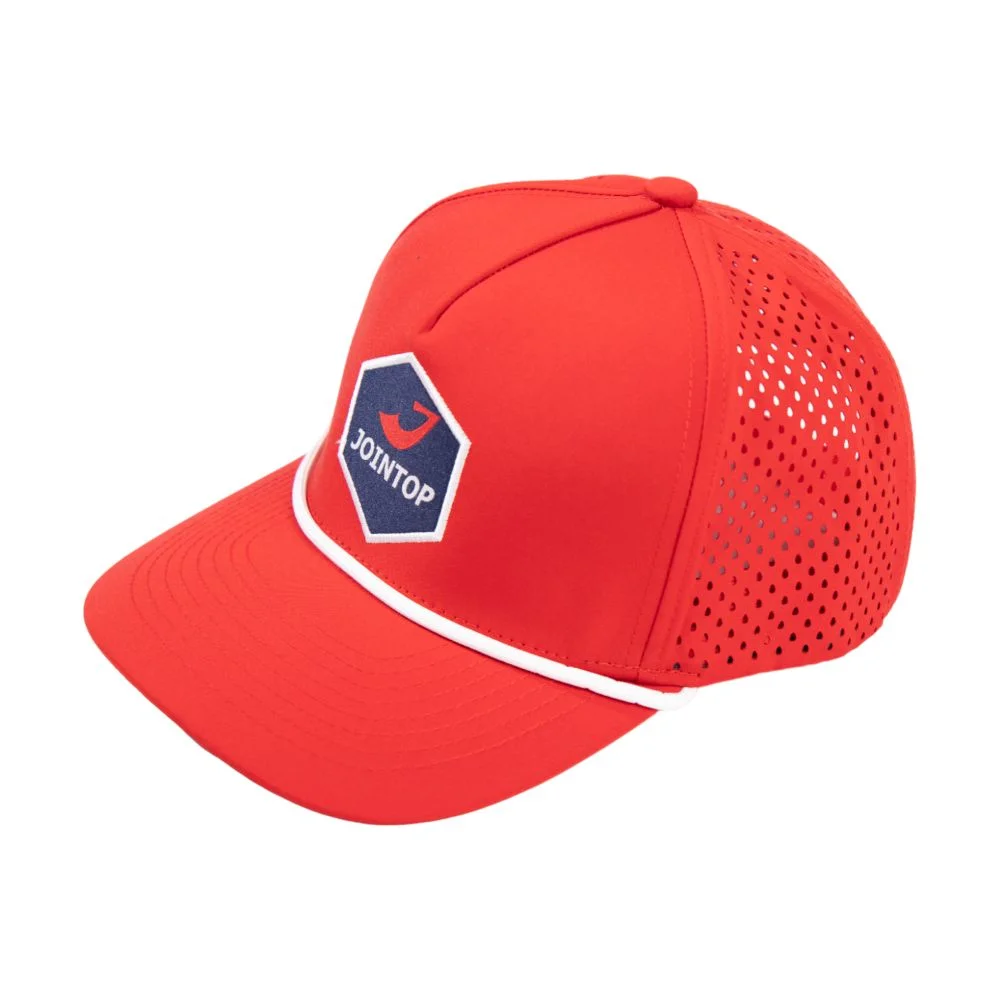 Red cap with JOINTOP logo and white trim