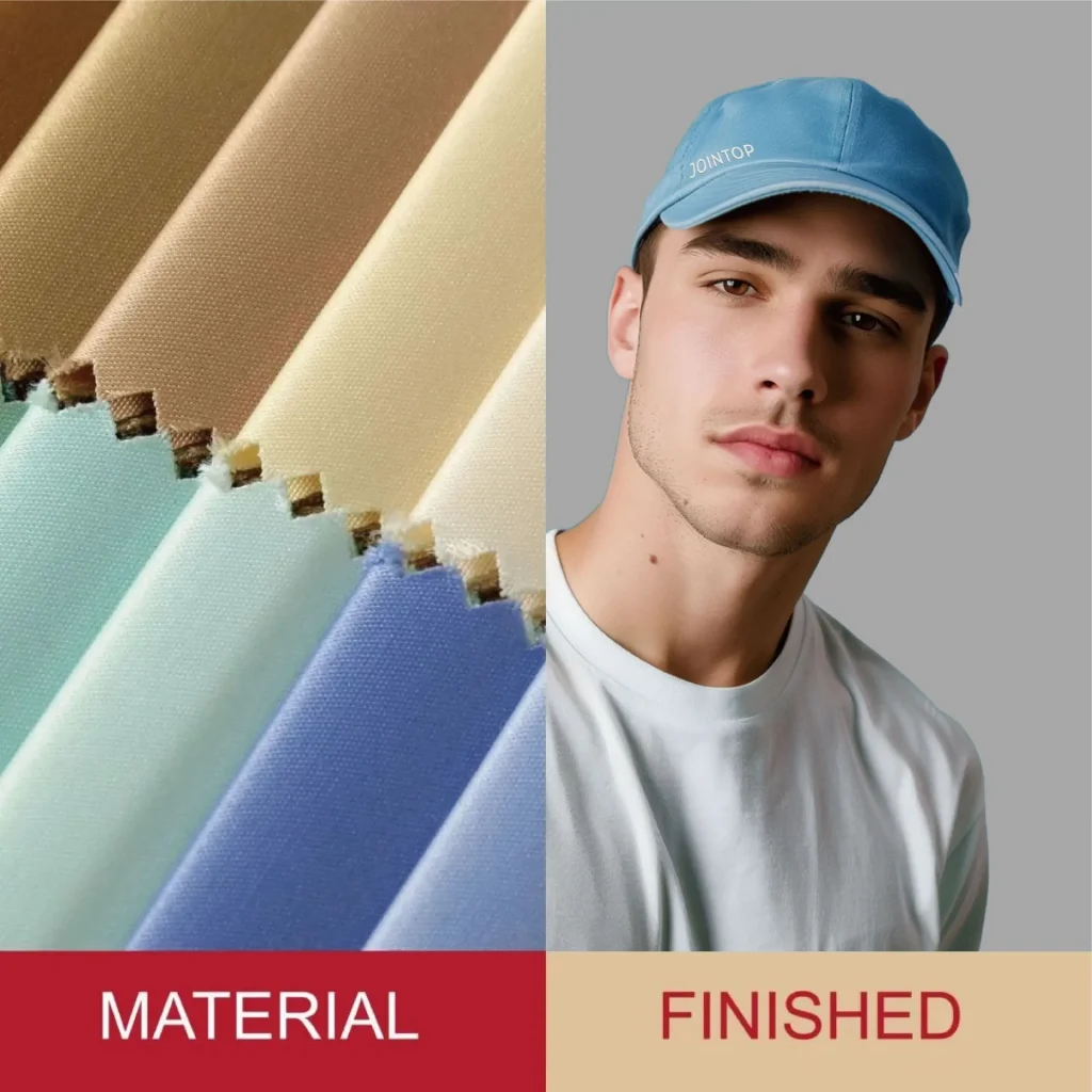 Gorras, sombreros y materiales personalizados - Fabricante de gorras y sombreros de China - JoinTop | Fabricante de gorras y sombreros personalizados | Fábrica de sombreros OEM y ODM - JoinTop | Fabricante de gorras y sombreros personalizados | Fábrica de sombreros OEM y ODM Gorras Sombreros Opciones personalizadas Material