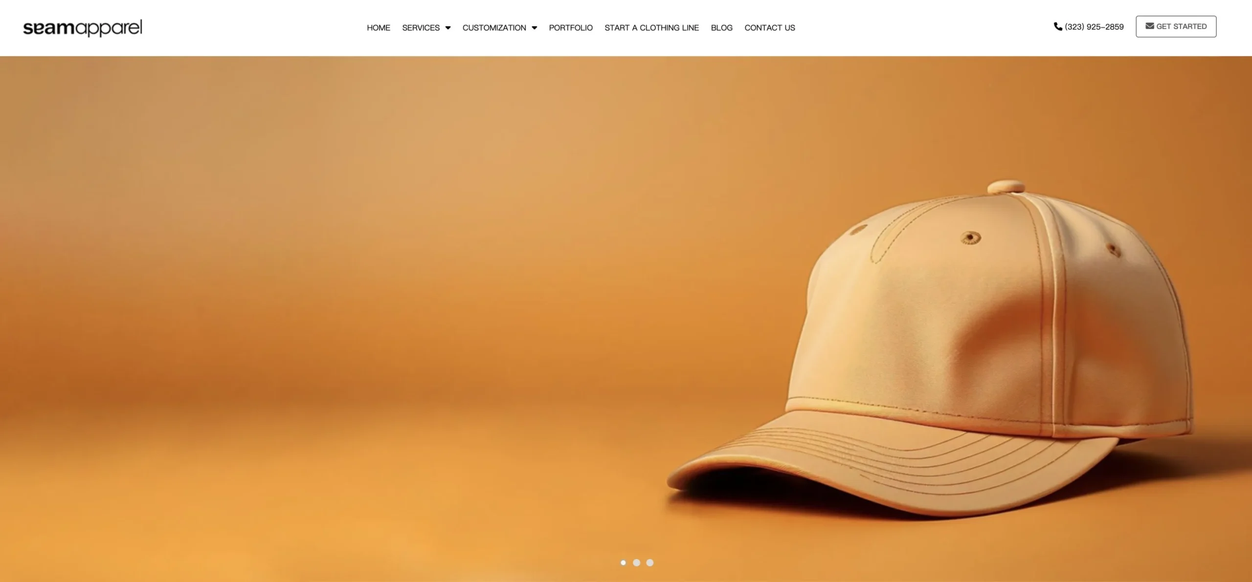Seam Apparel Website Seam Apparel Website