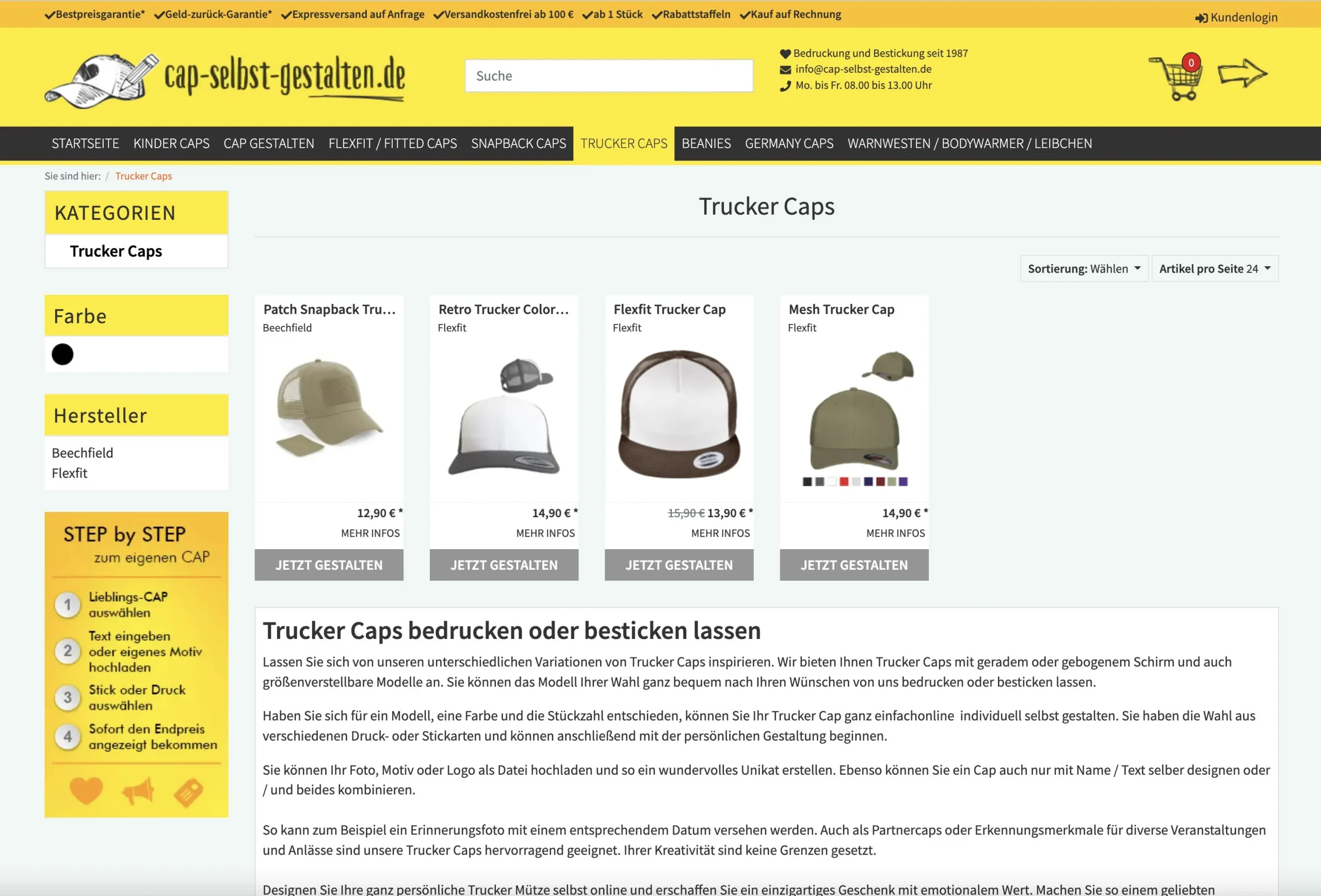 Cap Selbst Gestalten Product Cap Selbst Gestalten Product