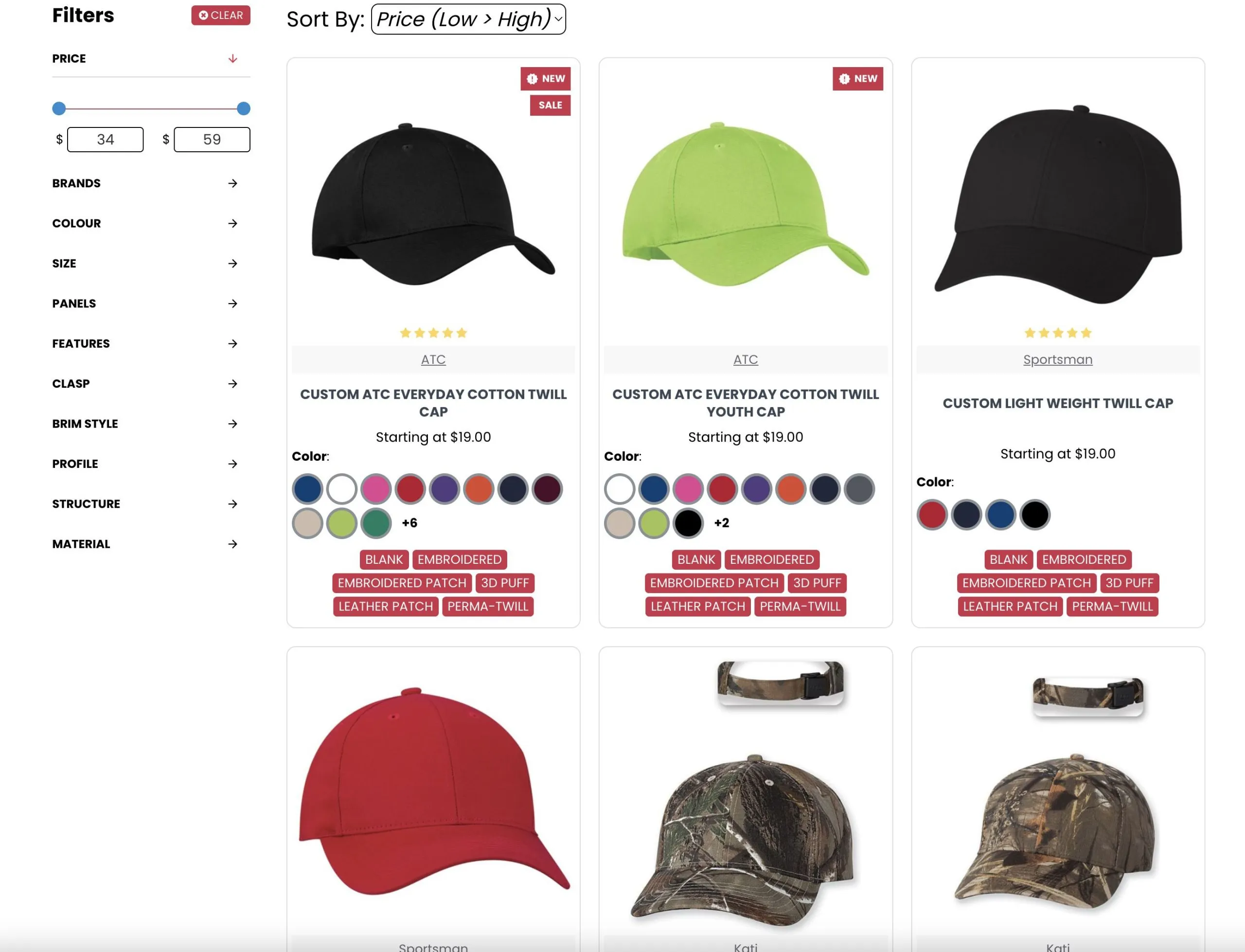 Producto de gorras personalizadas Producto de gorras personalizadas