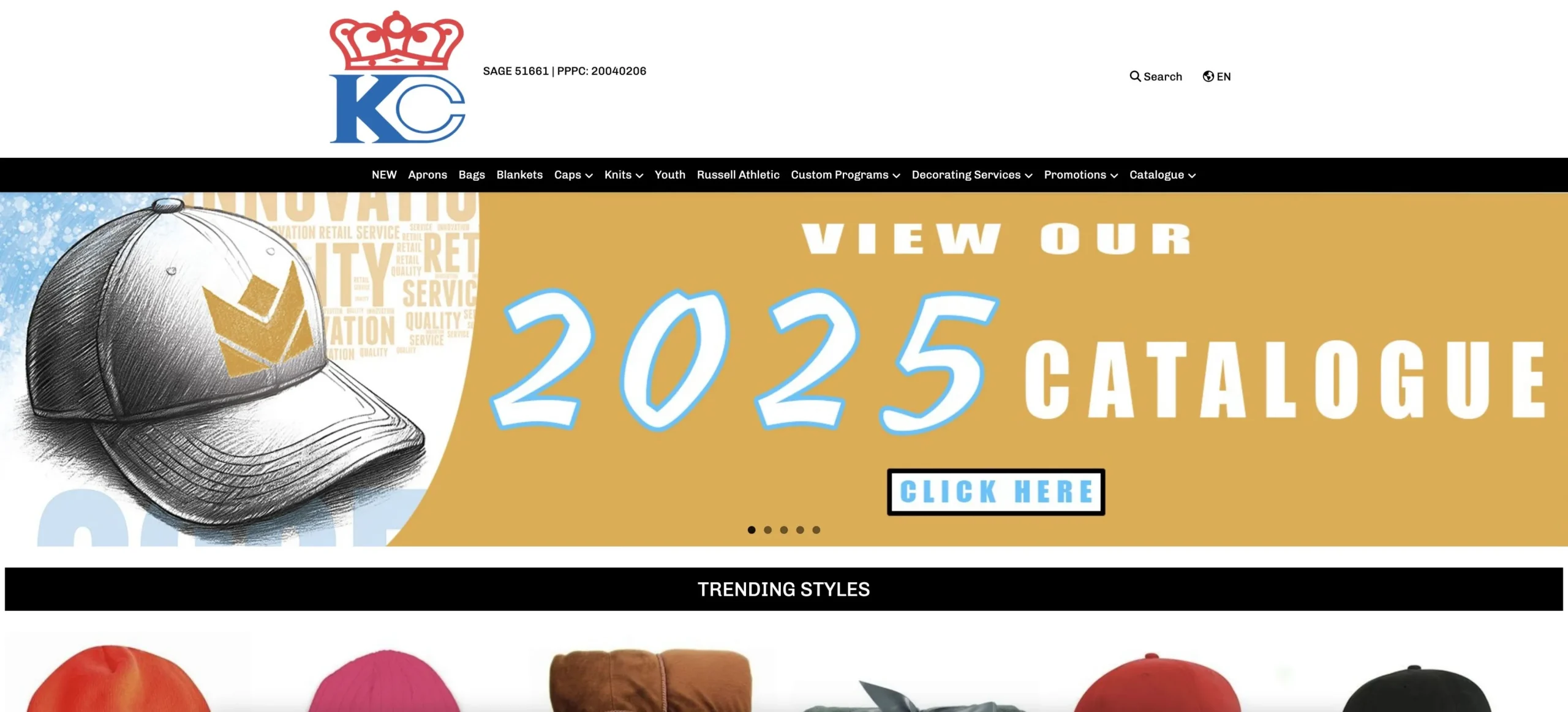 KC Caps Website KC Caps Website