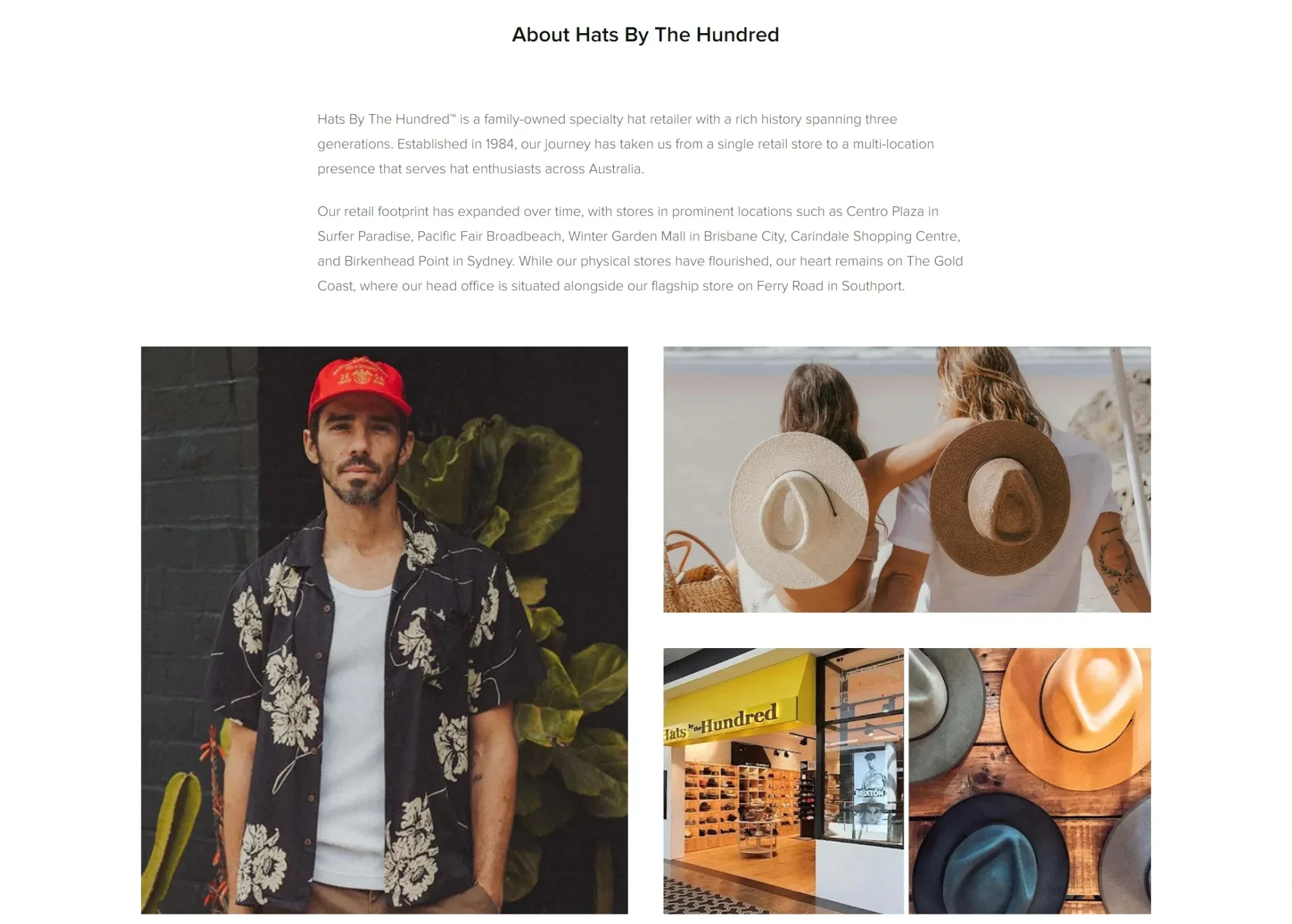 HATS by THE HUNDRED ABOUT compressed