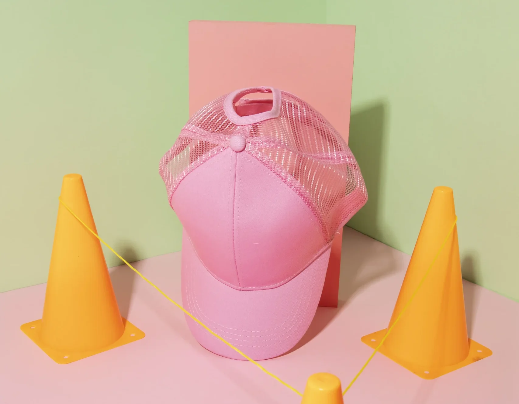 yaratıcı Nem Emici şapka natürmort pembe