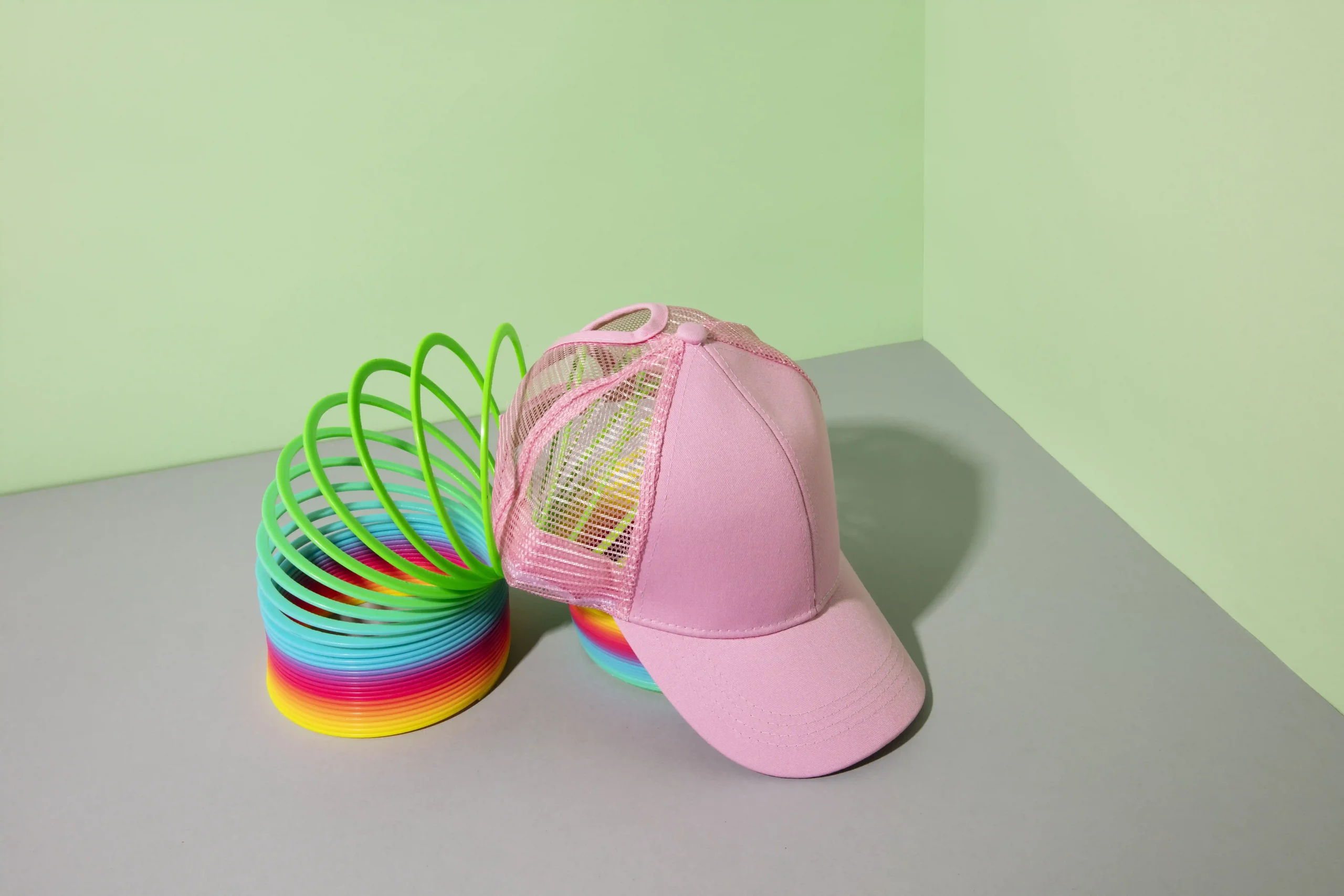 creative Moisture Wicking hat still life plastic pink creative Moisture Wicking hat still life plastic pink