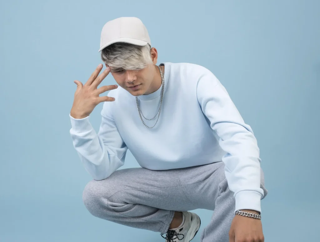 portrait cool teenage boy wearing cap