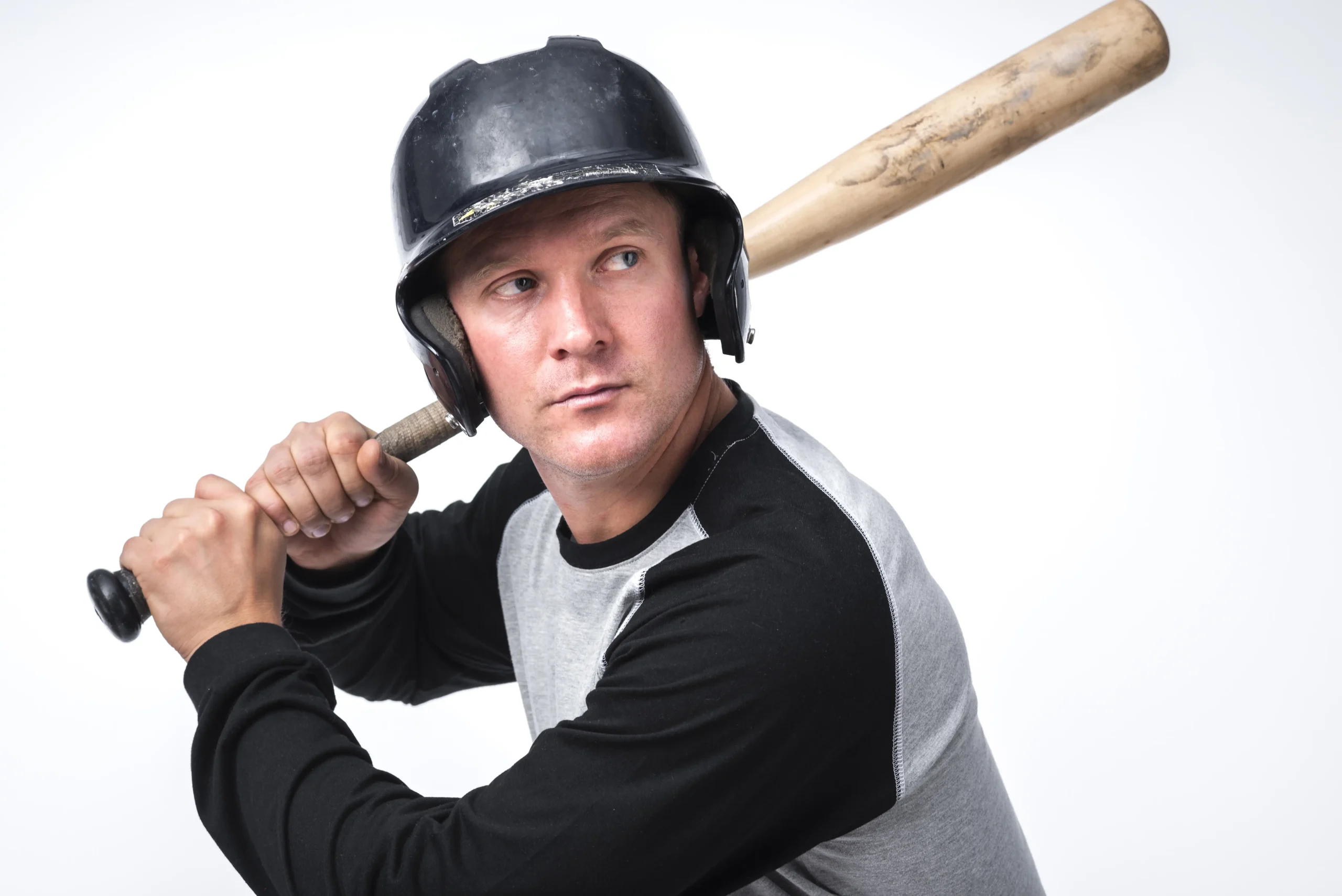baseball player posing with bat helmet baseball player posing with bat helmet