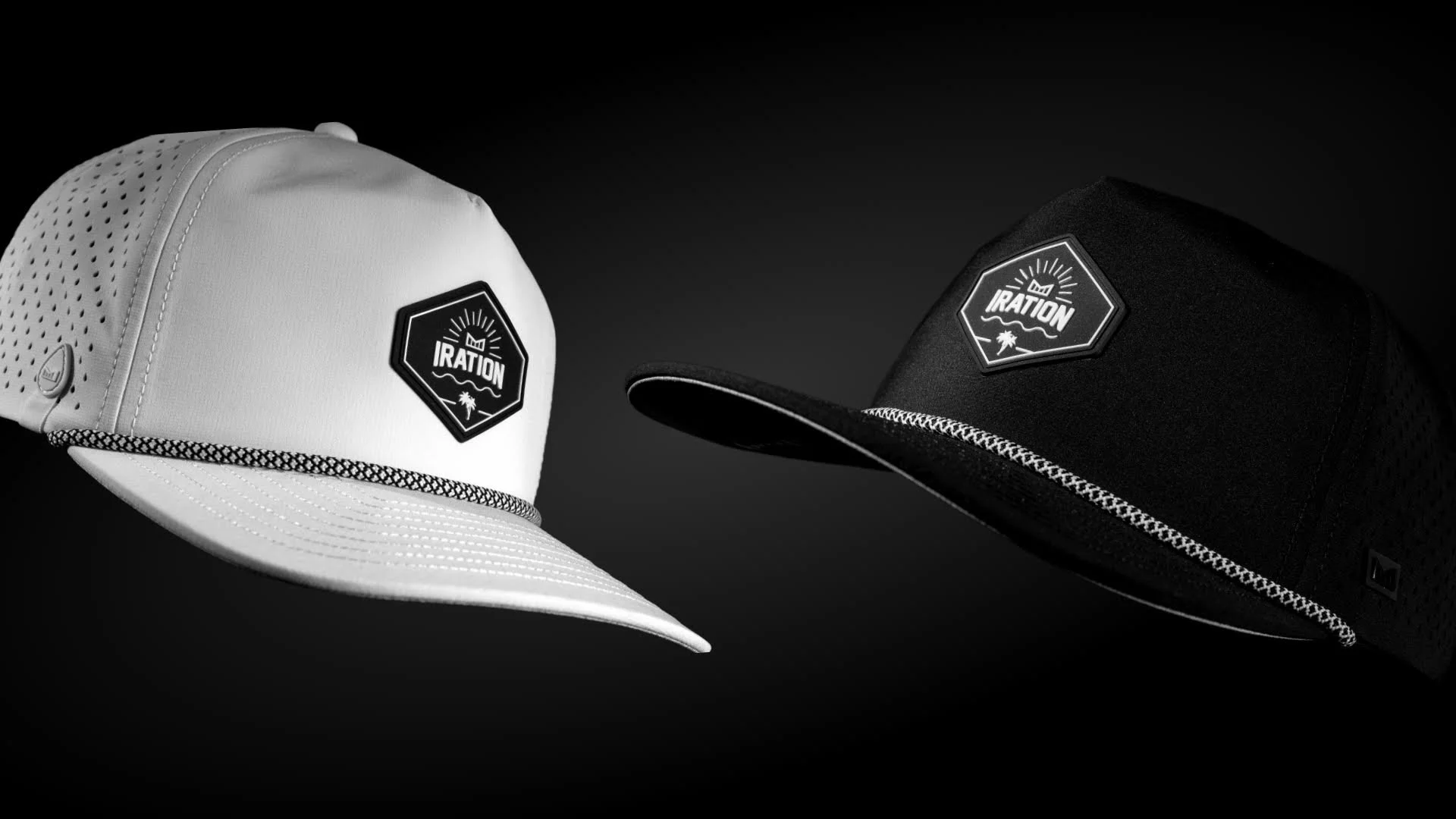 The melin hats showcase a sleek design