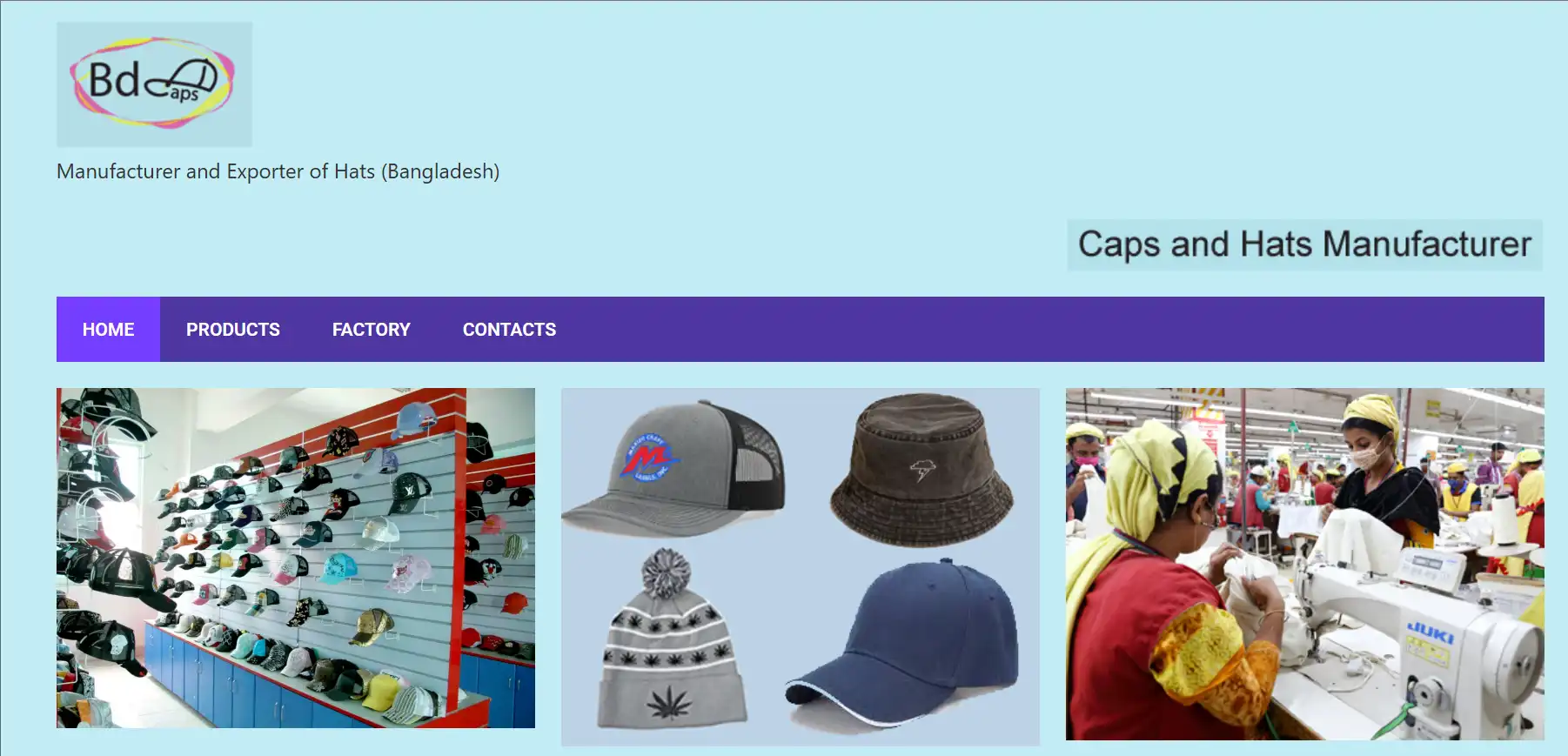Bd Caps Caps and Hats BD