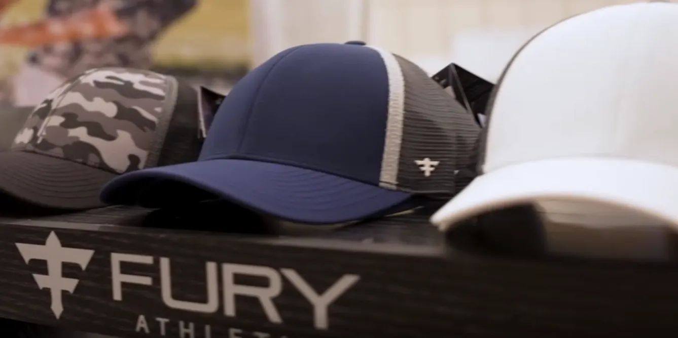 Fury Athletix Hat blue and grey