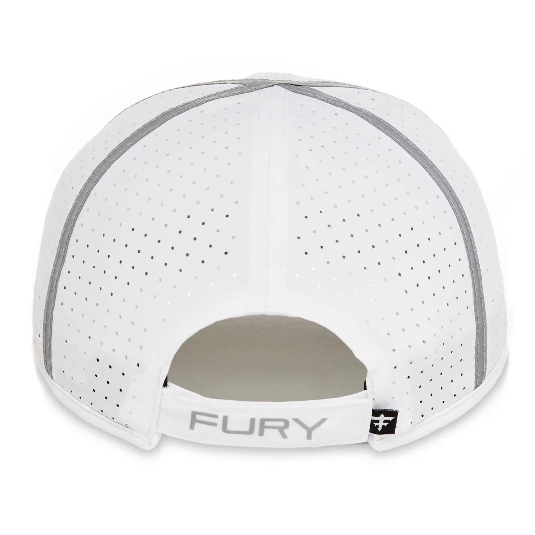 Fury Athletix Hat white with perforations