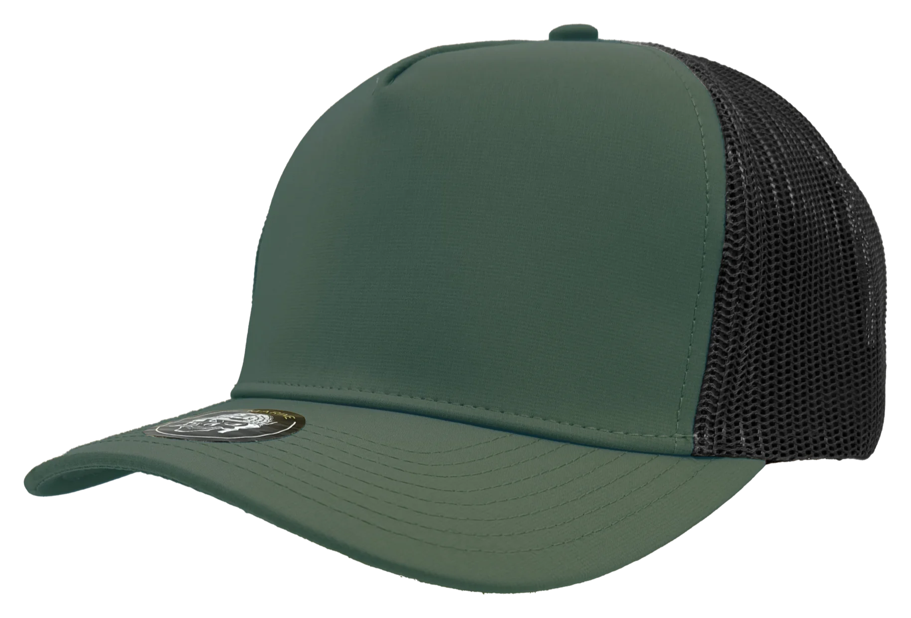 Green Zapped Headwear custom golf hat black mesh back Green Zapped Headwear custom golf hat black mesh back