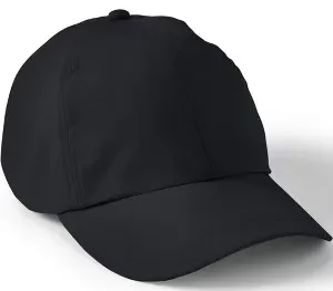 Gorra de béisbol negra sólida con clasificación UPF para protección solar. Gorra de béisbol negra sólida con clasificación UPF para protección solar.