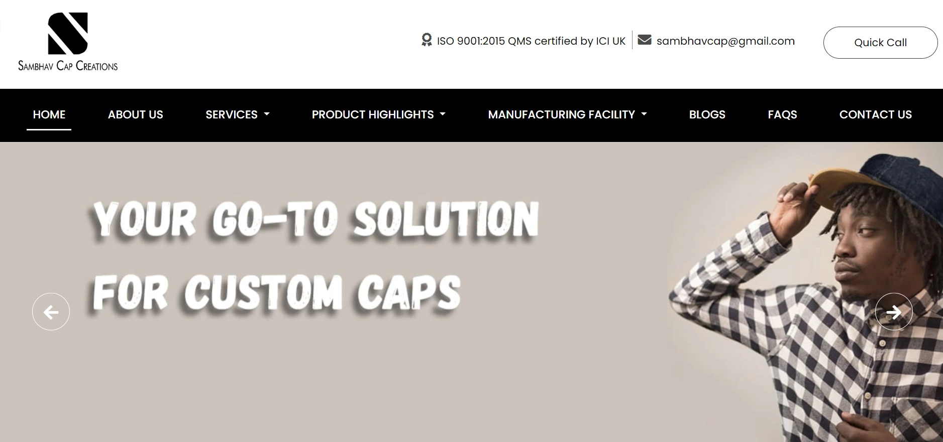 Fabricante de gorras de camionero Sambhav Cap Creations Fabricante de gorras de camionero Sambhav Cap Creations