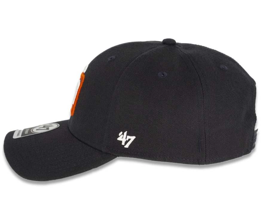 Gorra de béisbol negra 47 con logotipo lateral blanco Gorra de béisbol negra 47 con logotipo lateral blanco