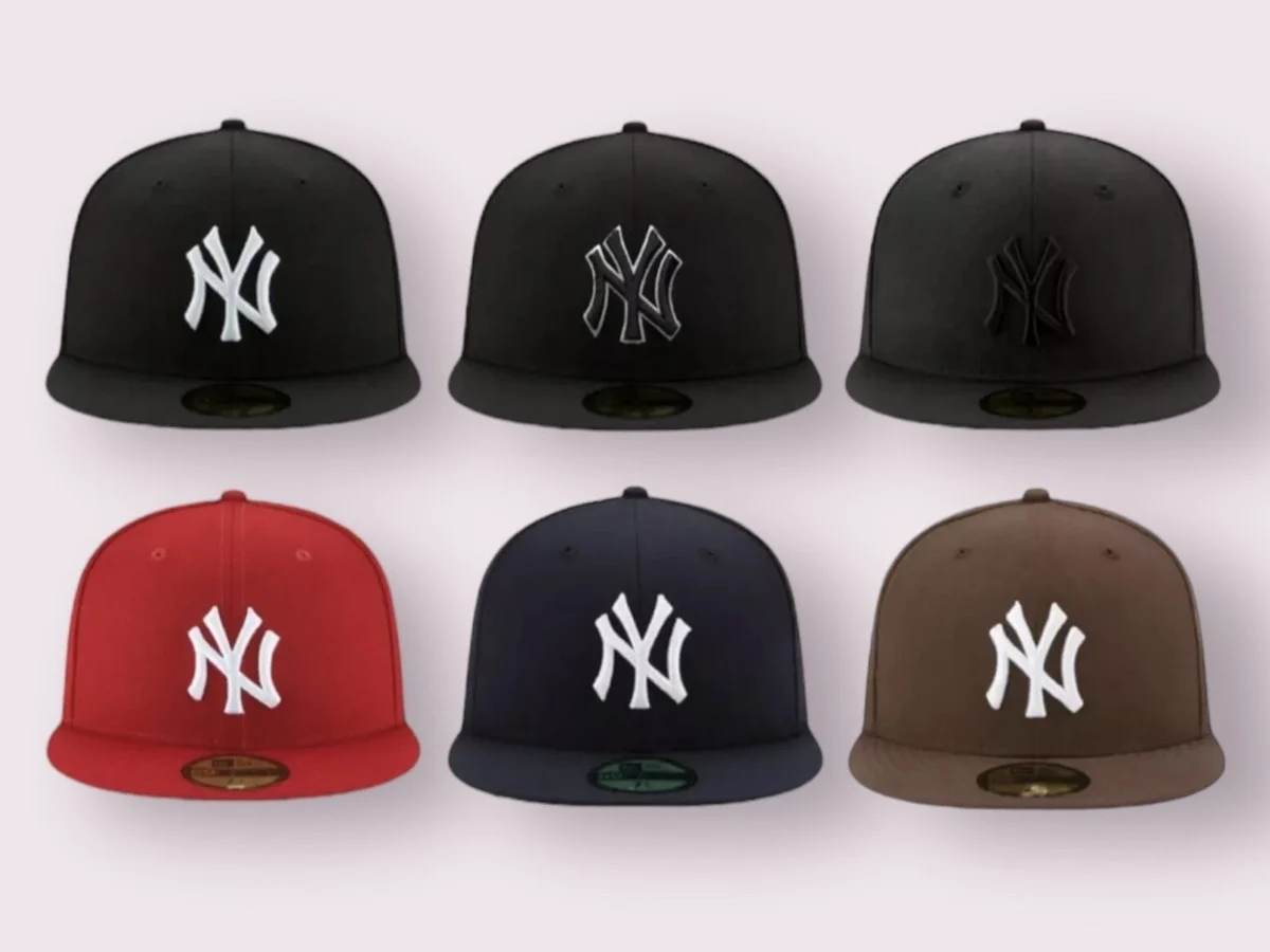 Colección de gorras New Era Yankees en varios colores Colección de gorras New Era Yankees en varios colores