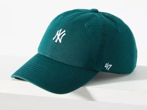 Gorra verde 47 de los Yankees con logotipo bordado en blanco Gorra verde 47 de los Yankees con logotipo bordado en blanco