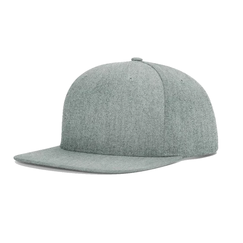 Gorra Snapback gris claro en tejido texturizado